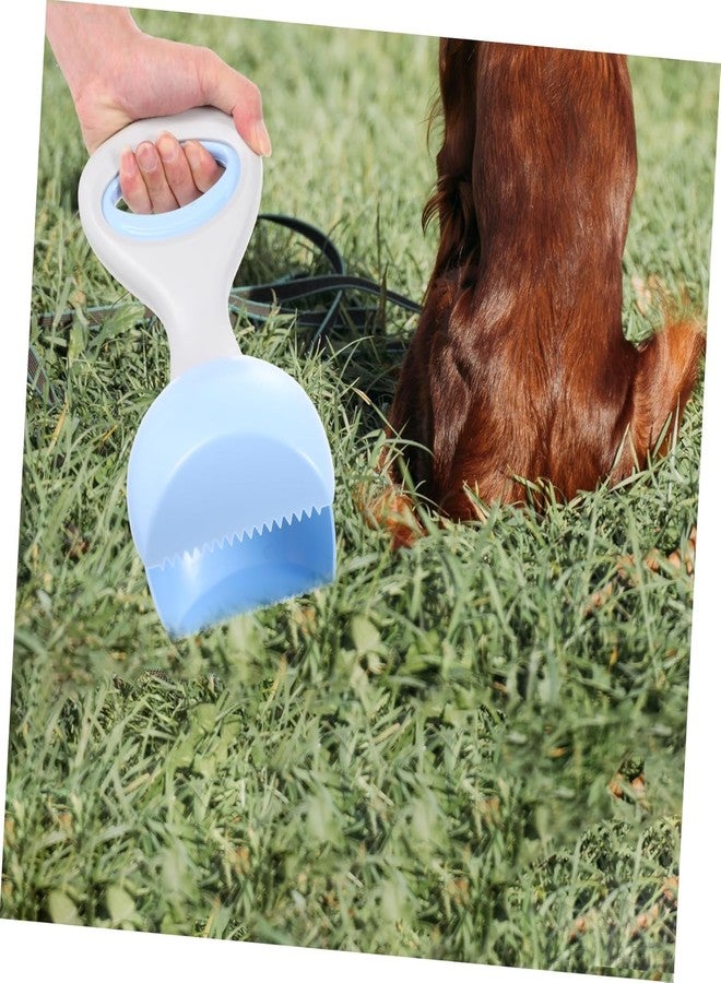 PRETOX Pet Poop Picker - Pooper Scooper for Small Potty Animal Waste Cleaner, Portable Dog Cleaning Pickup Folding Sanitary Pick Up Dispense with Steel Lock Large Dogs Tool Outdoor Picker, Large_ Blue - Image 5